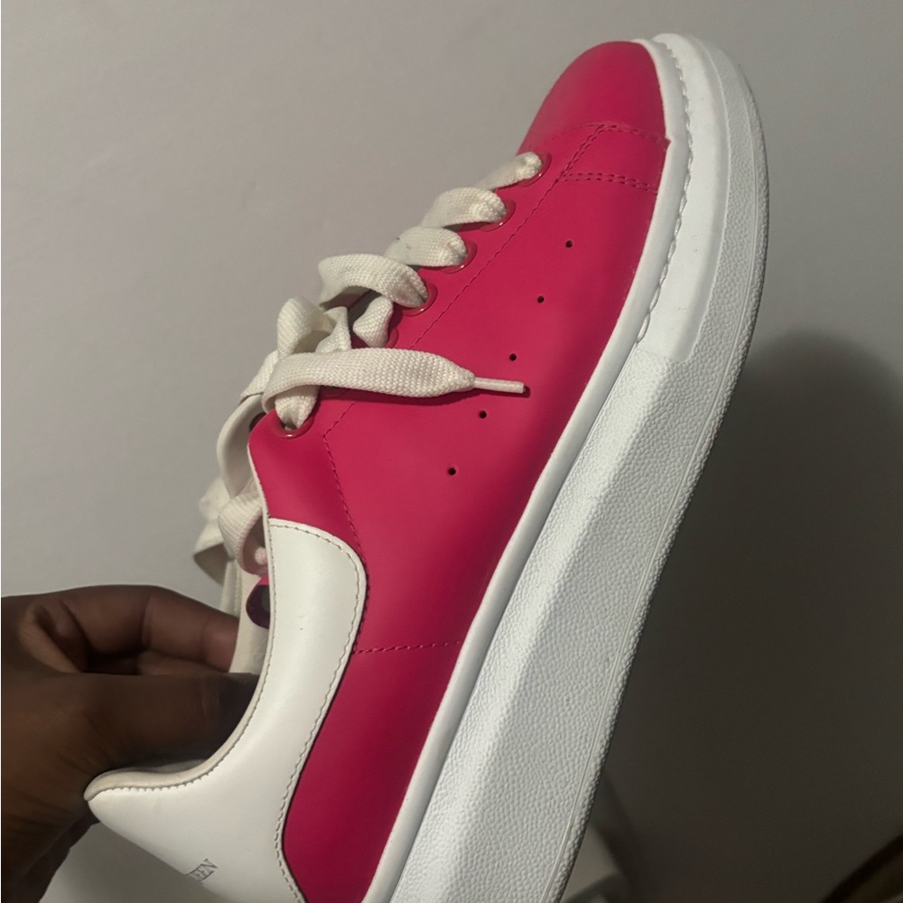 Alexander McQueen Pink and White Sneakers only wore once to Kevin Gates concert
